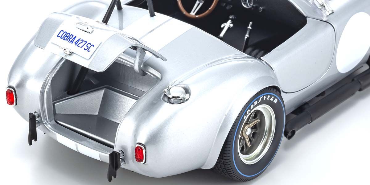1:18 Shelby Cobra 427 S/C - Silver - Kyosho - 08047S
