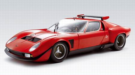 1:18 Lamborghini Miura Jota SVR - 1970 - Wing Red - Kyosho - 08311WR