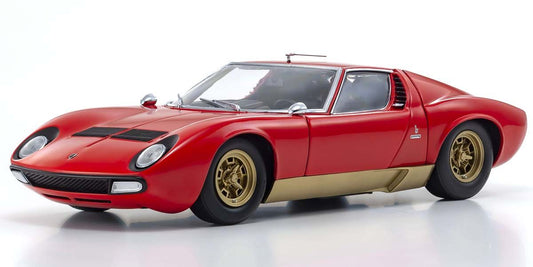 1:18 Lamborghini Miura P400SV - Red/Gold - Kyosho - 08317RG
