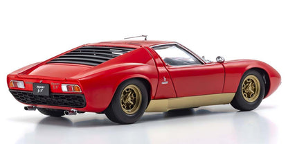 1:18 Lamborghini Miura P400SV - Red/Gold - Kyosho - 08317RG