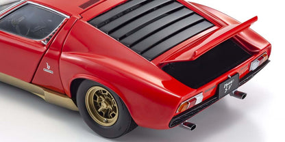 1:18 Lamborghini Miura P400SV - Red/Gold - Kyosho - 08317RG