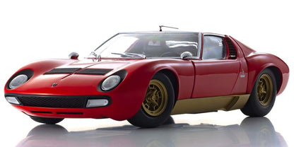 1:18 Lamborghini Miura P400SV - Red/Gold - Kyosho - 08317RG
