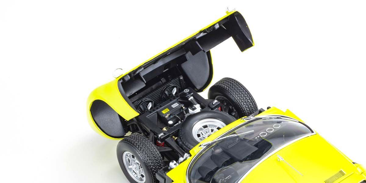 1:18 Lamborghini Miura P400SV - Yellow/Silver - Kyosho - 08317Y