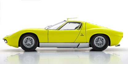 1:18 Lamborghini Miura P400SV - Yellow/Silver - Kyosho - 08317Y