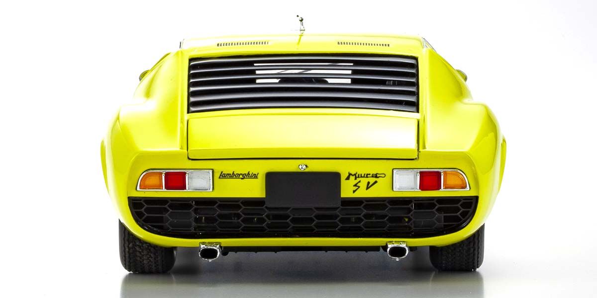 1:18 Lamborghini Miura P400SV - Yellow/Silver - Kyosho - 08317Y