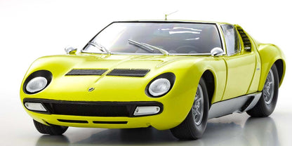 1:18 Lamborghini Miura P400SV - Yellow/Silver - Kyosho - 08317Y