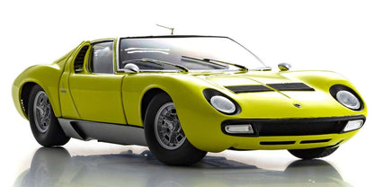 1:18 Lamborghini Miura P400SV - Yellow/Silver - Kyosho - 08317Y