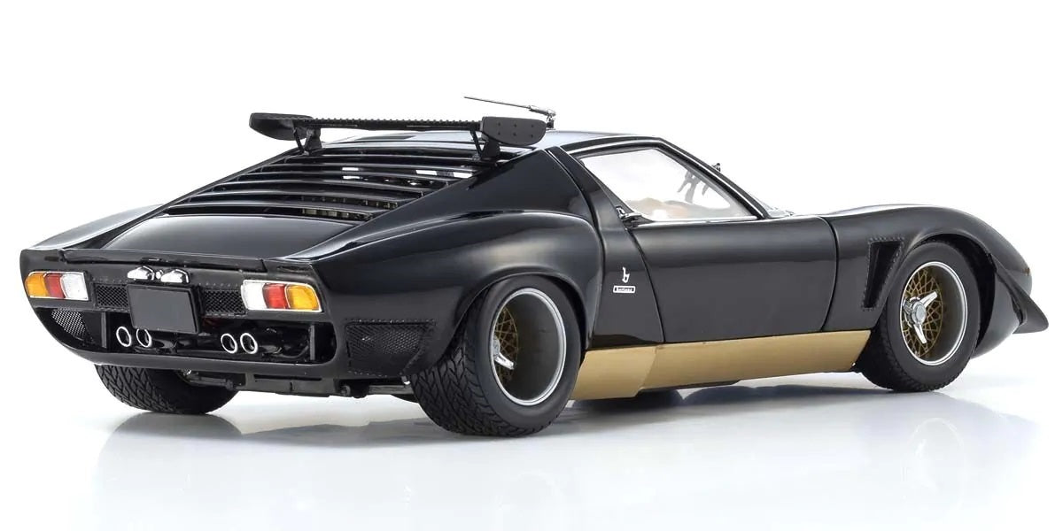 1:18 Lamborghini Miura SVR - Black/Gold - Kyosho - 08319BKG