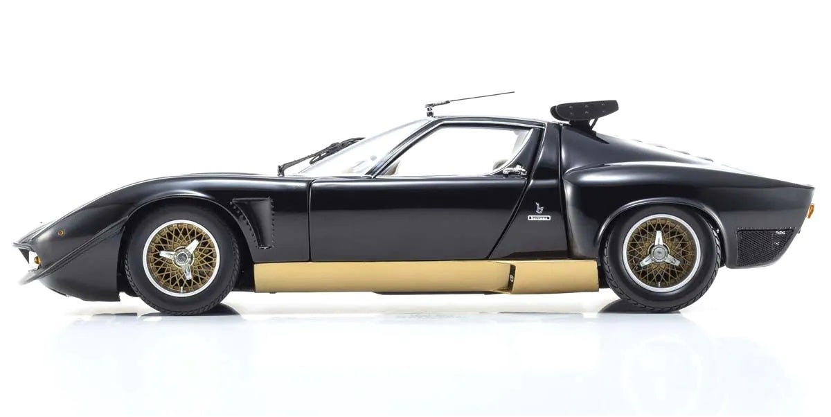 1:18 Lamborghini Miura SVR - Black/Gold - Kyosho - 08319BKG