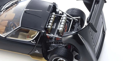 1:18 Lamborghini Miura SVR - Black/Gold - Kyosho - 08319BKG