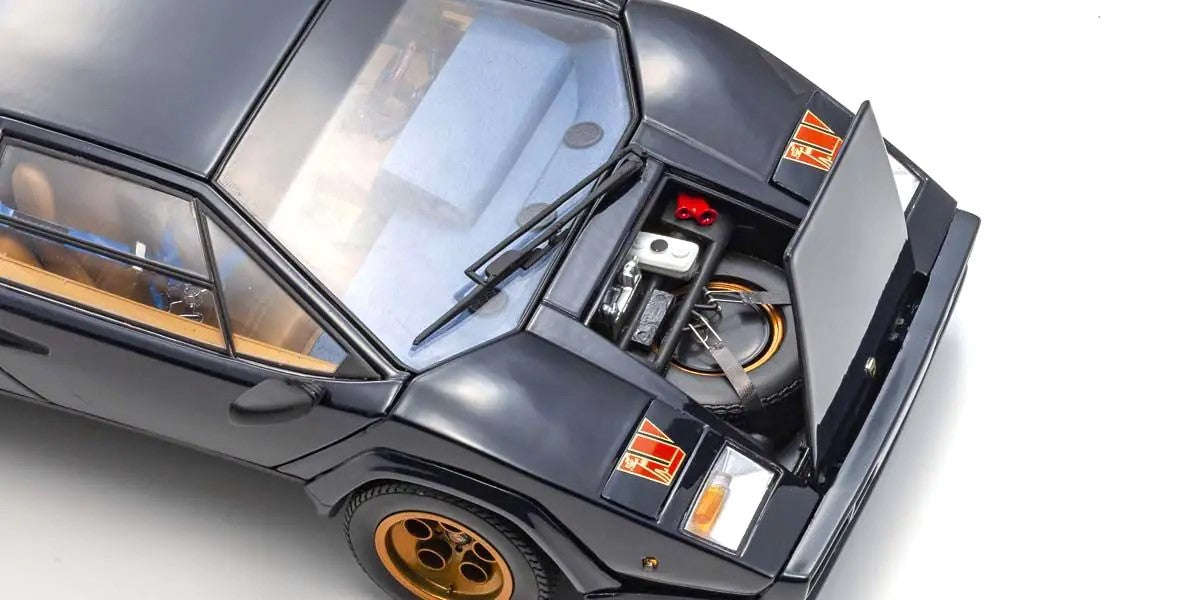 1:18 Lamborghini Countach Walter Wolf 3 - Dark Blue - Kyosho - 08320D