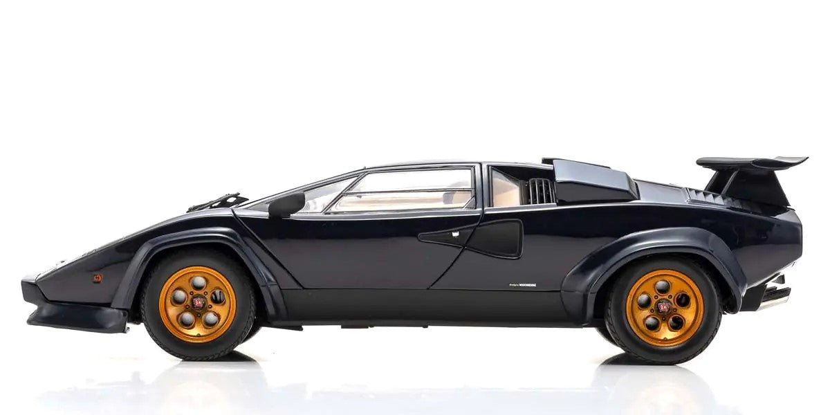 1:18 Lamborghini Countach Walter Wolf 3 - Dark Blue - Kyosho - 08320D