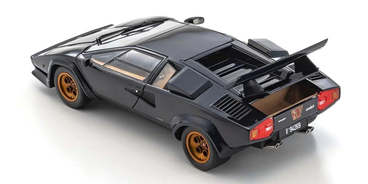1:18 Lamborghini Countach Walter Wolf 3 - Dark Blue - Kyosho - 08320D