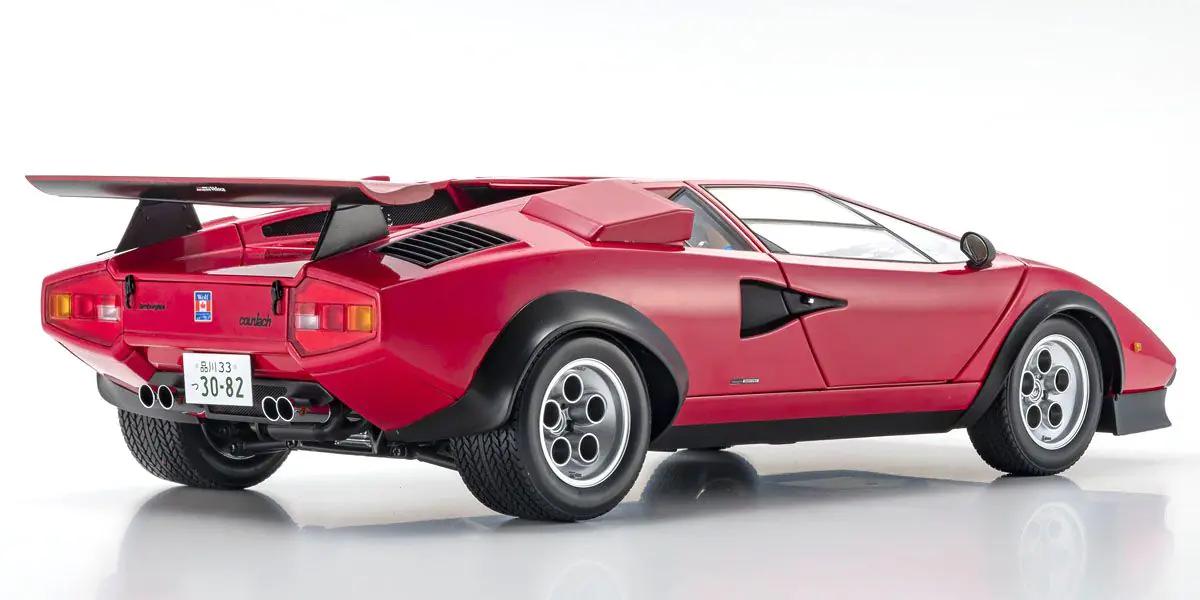 1:12 Lamborghini Countach Walter Wolf - Red - Kyosho - 08617R