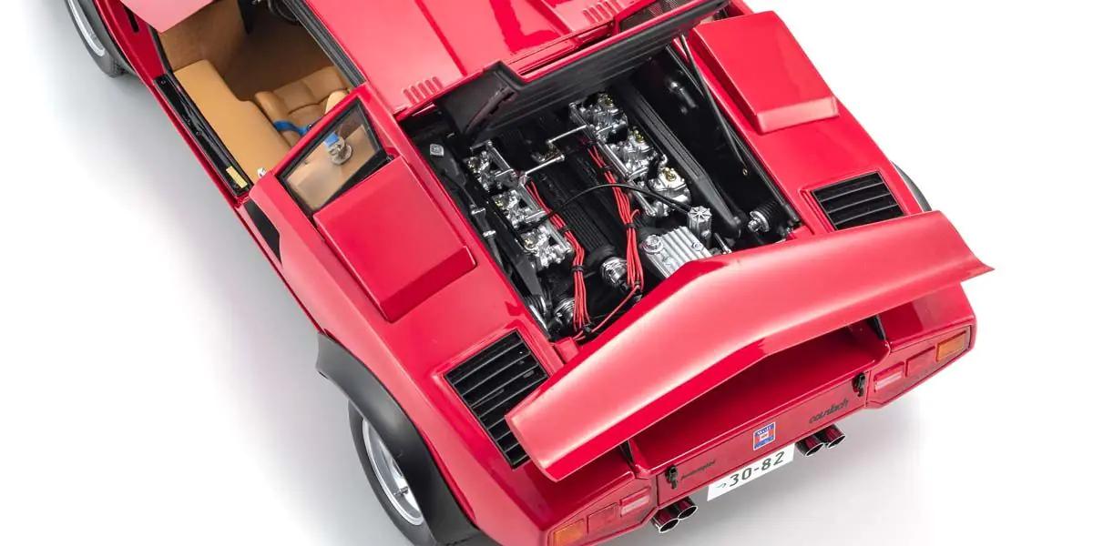 1:12 Lamborghini Countach Walter Wolf - Red - Kyosho - 08617R