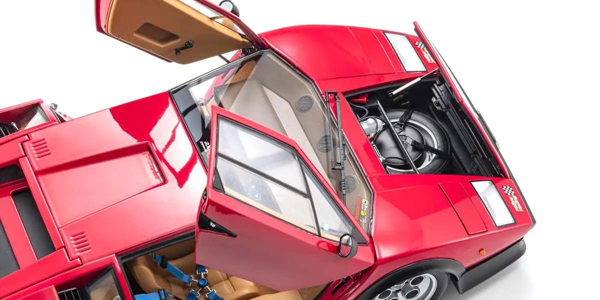 1:12 Lamborghini Countach Walter Wolf - Red - Kyosho - 08617R