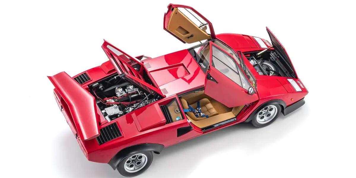 1:12 Lamborghini Countach Walter Wolf - Red - Kyosho - 08617R