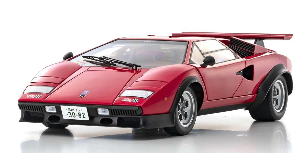 1:12 Lamborghini Countach Walter Wolf - Red - Kyosho - 08617R