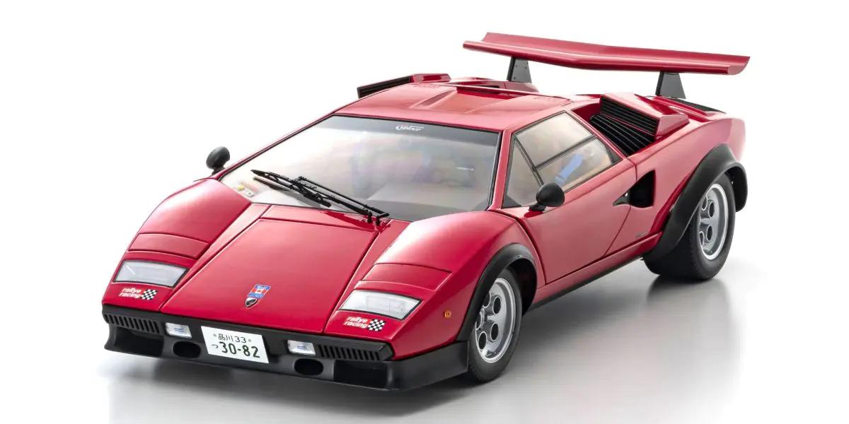 1:12 Lamborghini Countach Walter Wolf - Red - Kyosho - 08617R