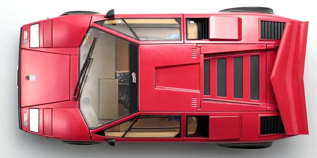 1:12 Lamborghini Countach Walter Wolf - Red - Kyosho - 08617R