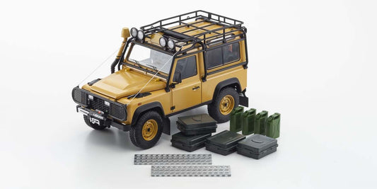 1:18 Land Rover Defender 90 - Yellow - Kyosho - 08901CT