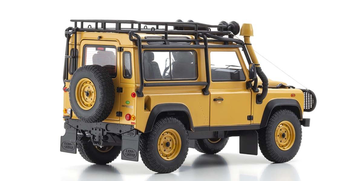 1:18 Land Rover Defender 90 - Yellow - Kyosho - 08901CT