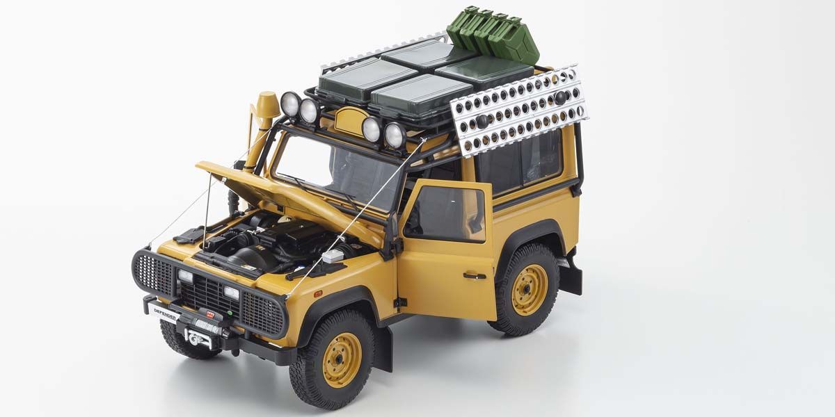 1:18 Land Rover Defender 90 - Yellow - Kyosho - 08901CT