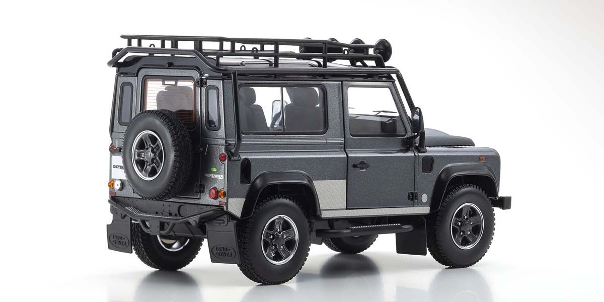 1:18 Land Rover Defender 90 - Gray - Kyosho - 08901TR