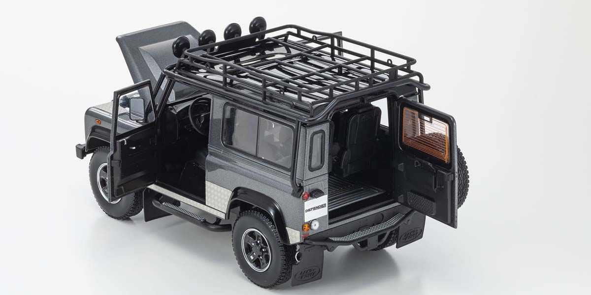 1:18 Land Rover Defender 90 - Gray - Kyosho - 08901TR
