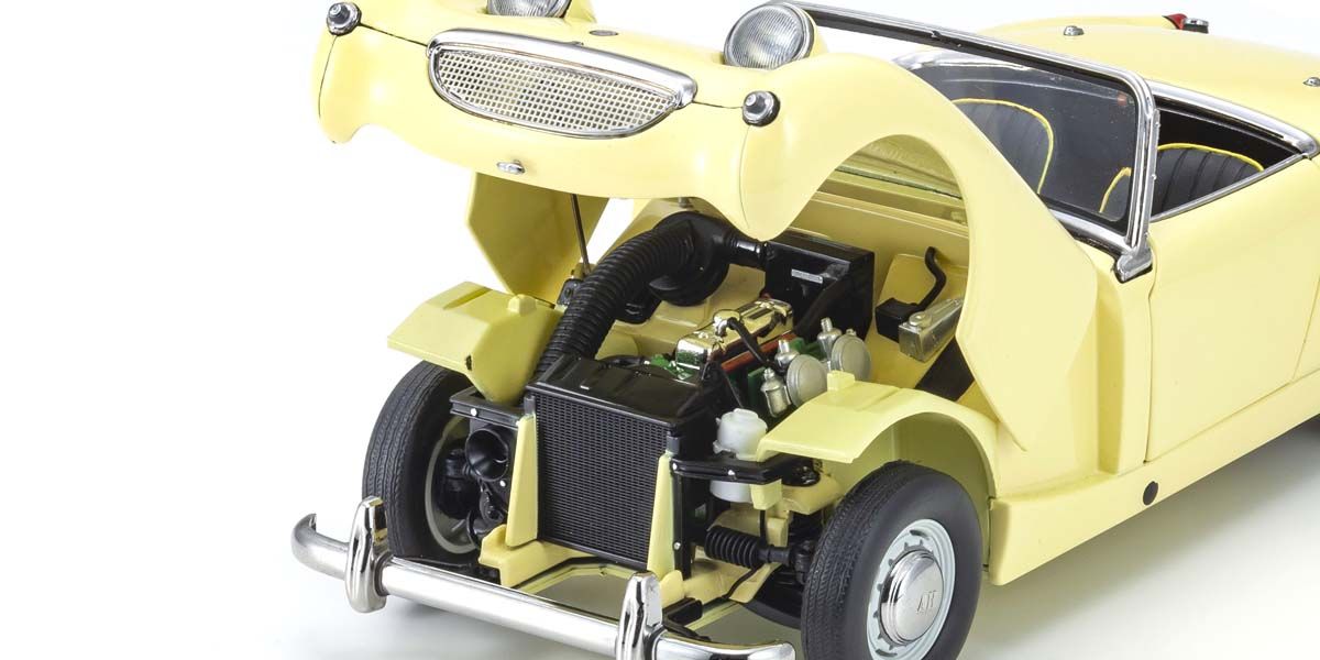 1:18 Austin-Healey Sprite - Primrose Yellow - Kyosho - 08953PY