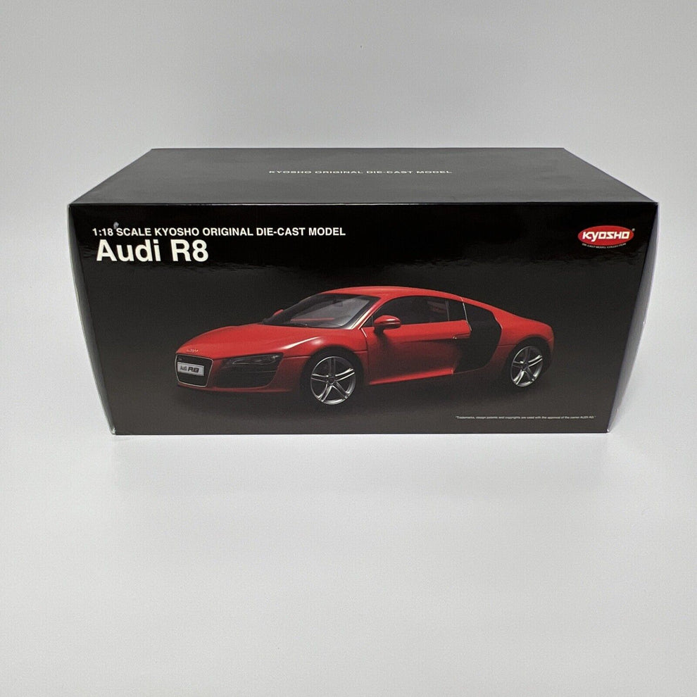 1:18 Audi R8 - Red – Echuca Scale Model Cars