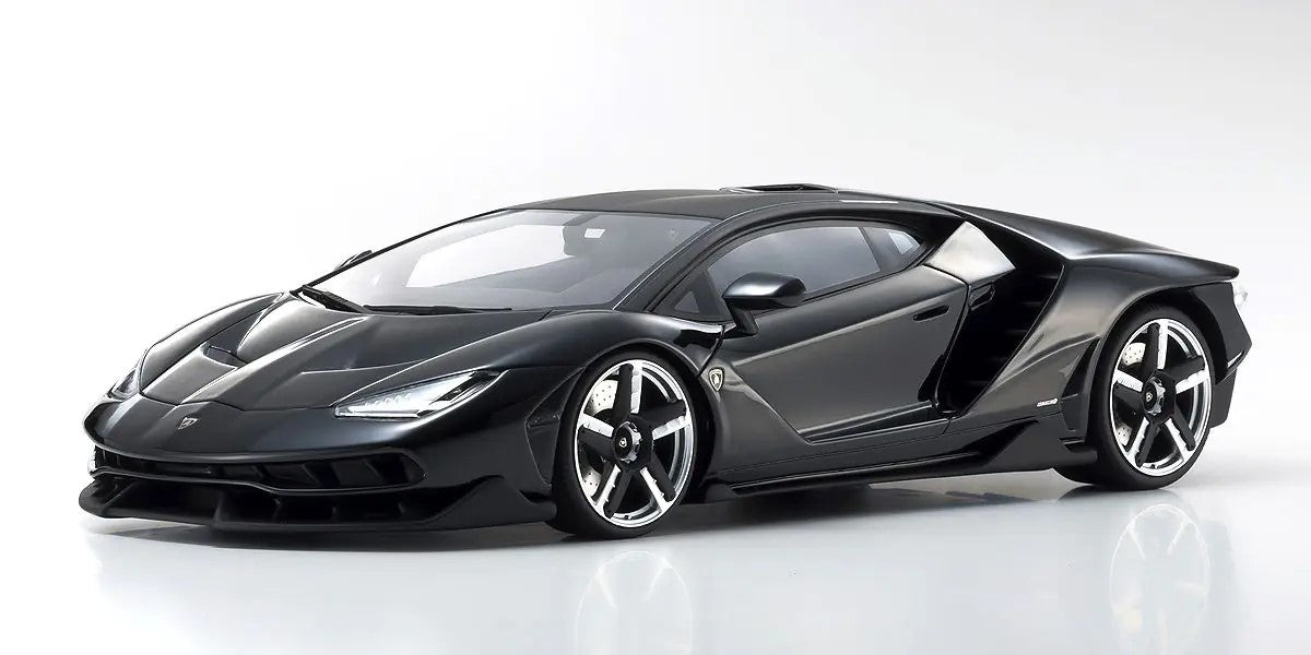 1:18 Lamborghini Centenario - Resin Model - Metallic Black - Kyosho - KSR18503BK