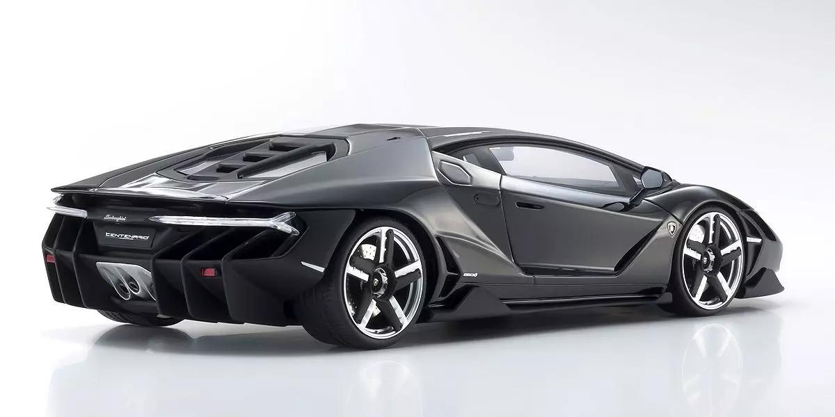 1:18 Lamborghini Centenario - Resin Model - Metallic Black - Kyosho - KSR18503BK