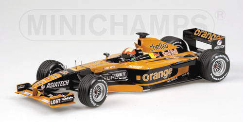 1:18 Arrows F1 Asiatech A22 - 2001 - Formula 1 - Orange Arrows - Enrique Bernoldi - Minichamps - 100 010015