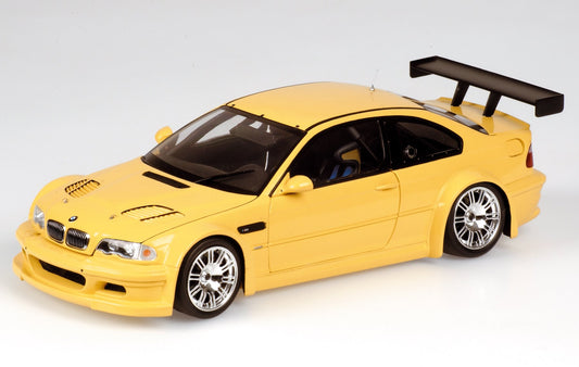 1:18 BMW M3 GTR Street - 2001 - Yellow - Minichamps - 100 012104