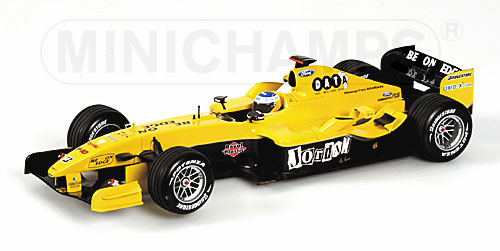 1:18 Jordan F1 Ford EJ14 - 2004 - Formula 1 - Jordan Grand Prix - Nick Heidfeld - Minichamps - 100 040018
