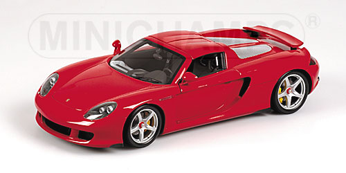 1:18 Porsche Carrera GT - 2004 - Red - Minichamps - 100 062630