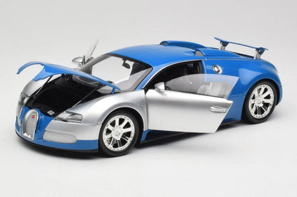 1:18 Bugatti Veyron L'Edition Centenaire - 2009 - Chrome/Blue - Minichamps - 100 110850