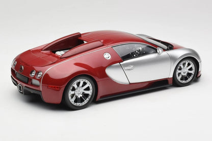 1:18 Bugatti Veyron L'Edition Centenaire - 2009 - Chrome/Red - Minichamps - 100 110851