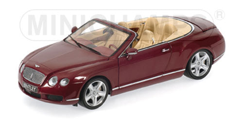 1:18 Bentley Continental GTC - 2006 - Red Metallic - Minichamps - 100 139030