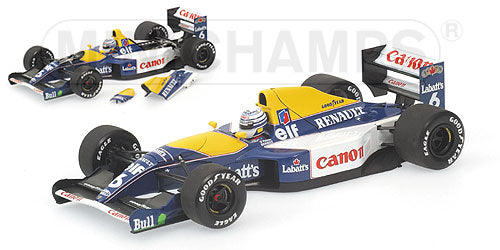1:18 Williams F1 Renault FW14 - 1991 - Formula 1 - Williams F1 - Riccardo Patrese - Minichamps - 100 910006