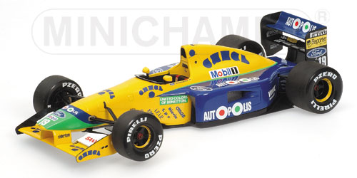 1:18 Benetton F1 Ford B191 - 1991 - Formula 1 - Benetton F1 - Michael Schumacher - Minichamps - 100 910119