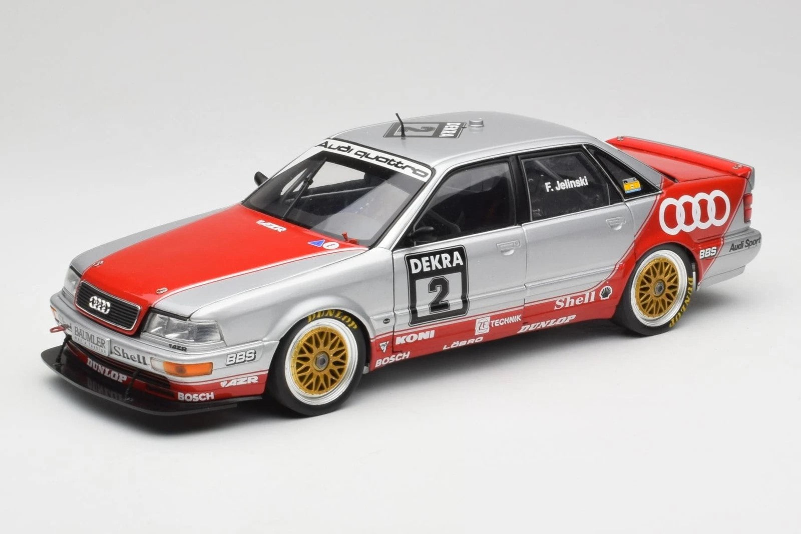 1:18 Audi V8 Quattro #2 - DTM - 1992 - Team AZR - Frank Jelinski - Minichamps - 100 921002