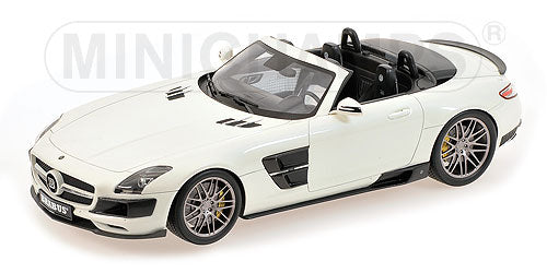 1:18 Mercedes-Benz Brabus 700 Biturbo Roadster - First Class Collection - Edition 7 - Resin Model - 2013 - Pearl White - Minichamps - 107 032130
