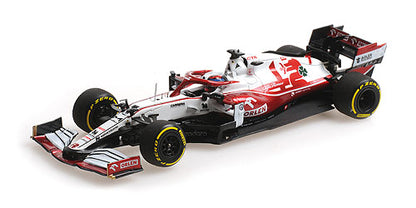 1:18 Alfa Romeo F1 Orlen C41 #7 - Bahrain GP - 2021 - Formula 1 - Alfa Romeo Racing - Kimi Raikkonen - Minichamps - 117 210107