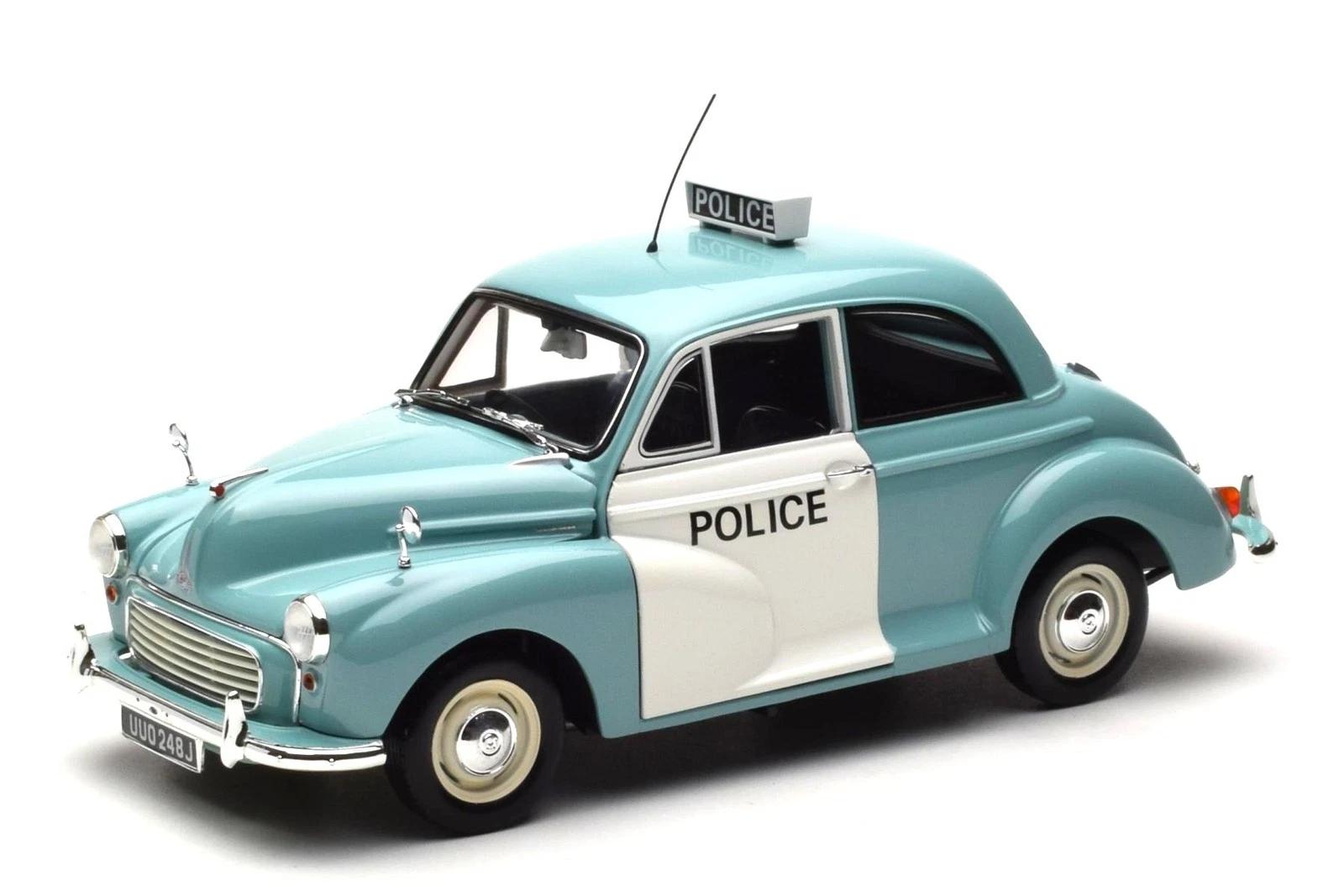 1:18 Morris Minor (RHD) - Police - 1959 - Blue/White - Minichamps - 150 137090