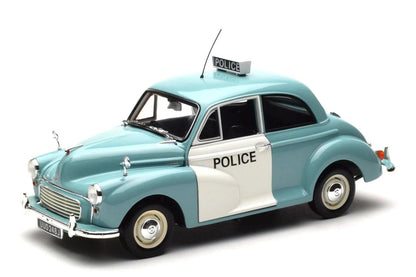 1:18 Morris Minor (RHD) - Police - 1959 - Blue/White - Minichamps - 150 137090
