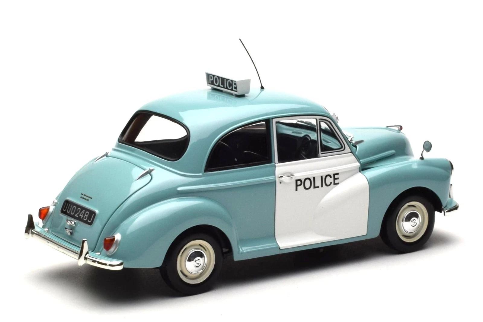 1:18 Morris Minor (RHD) - Police - 1959 - Blue/White - Minichamps - 150 137090
