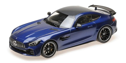 1:18 Mercedes-Benz AMG GT R - 2017 - Blue Metallic - Minichamps - 155 036022