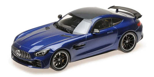 1:18 Mercedes-Benz AMG GT R - 2017 - Blue Metallic - Minichamps - 155 036022
